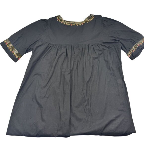 The Vermont Country Store 100% Cotton Embroidered/Beaded Dress Women's Size 2X - Picture 4 of 10